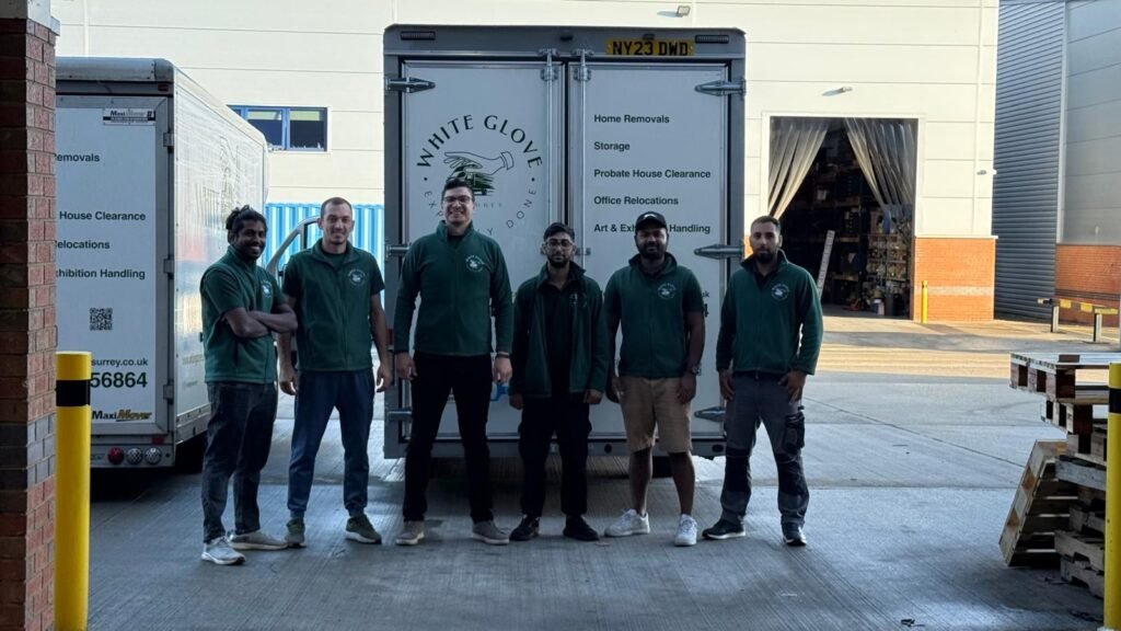 White Glove Surrey removals and storage team at work