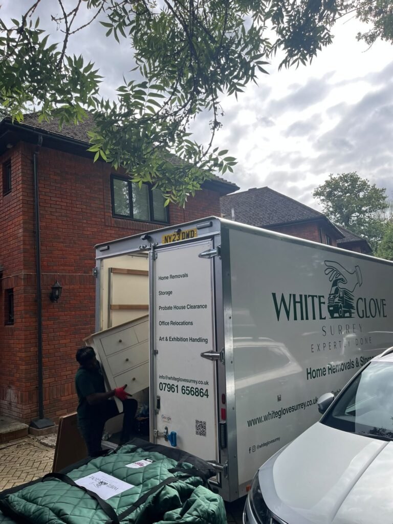 White Glove Surrey removals and storage team at work
