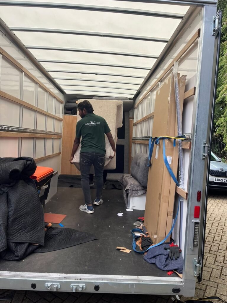 White Glove Surrey removals and storage team at work