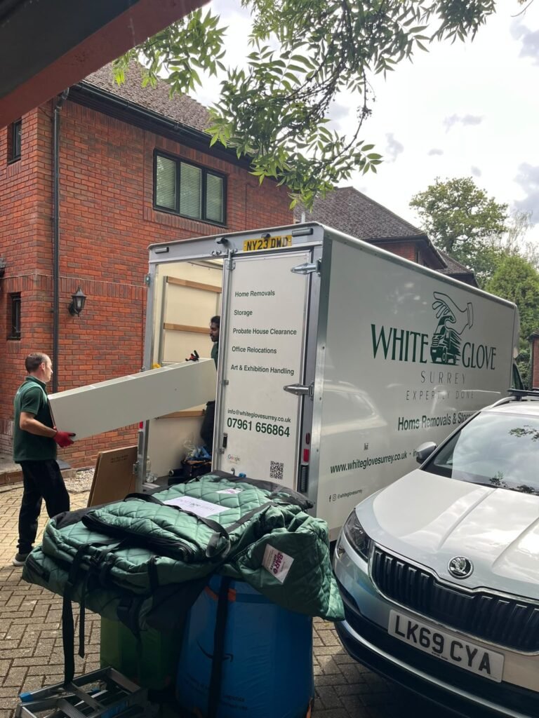 White Glove Surrey removals and storage team at work