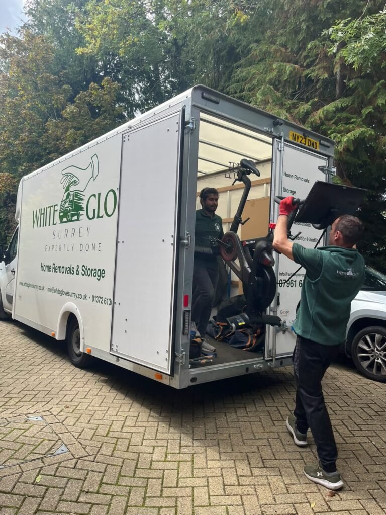White Glove Surrey removals and storage team at work